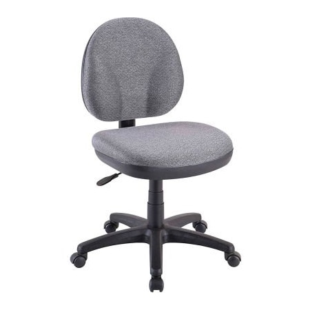 Raynor Marketing Ltd. Eurotech Armless Task Chair - Fabric - Pewter - OSS Series OSS400-H11